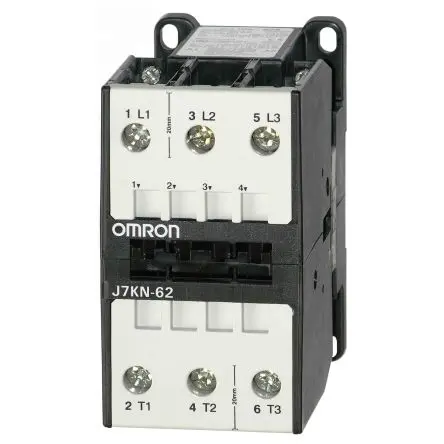 Produktfoto 1 von Omron J7KN Schütz 24V dc-Spule, 3-polig, 220V / 62 A 24V dc 30 kW Motorsteuerung