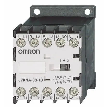 Produktfoto 1 von Omron J7KNA Schütz 230V ac-Spule, 3-polig, 888V / 9 A 230V ac 4 kW 1 Schließer Motorsteuerung 1-Hilfskontakte