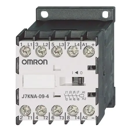 Produktfoto 1 von Omron J7KNA Schütz 24V dc-Spule, 4-polig, 888V / 9 A 24V dc 4 kW Motorsteuerung 888-Hilfskontakte