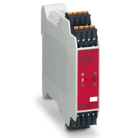 Produktfoto 1 von Omron G9SX Sicherheitsrelais 24V dc, 2 Sicherheitskontakte, 2 Hilfsschalter, Manuell EN, UR, CSA SIL IEC 61508