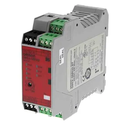 Produktfoto 1 von Omron G9SX-SM Sicherheitssteuerung 24V dc, 2 Hilfsschalter, Manuell UR, EN, CSA SIL IEC 61508