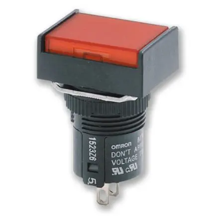 Produktfoto 1 von Omron A16 Druckschalter Blau Beleuchtet Ø 16 mm, IP40