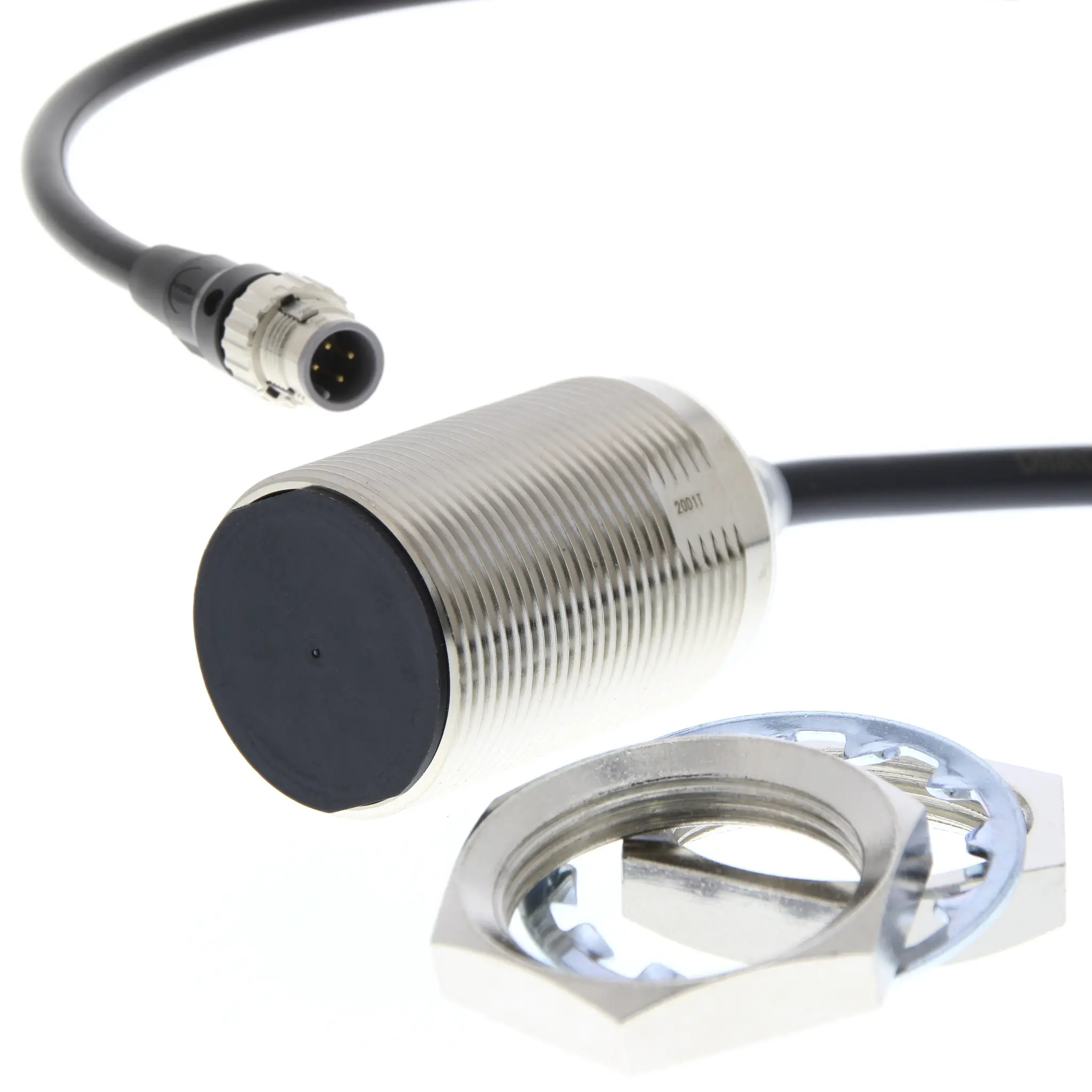 Produktfoto 1 von Omron E2E M30 Näherungssensor Induktiv, Gewinderohr 23 mm PNP 10 → 30 VDC / 50 mA NO, IP67