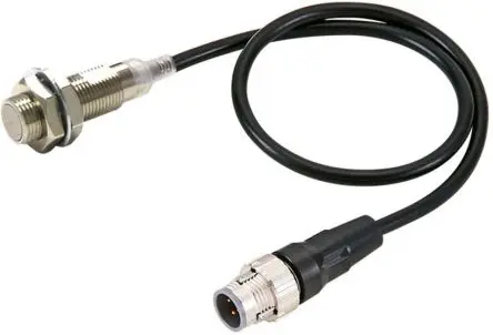 Produktfoto 1 von Omron E2E M12 Induktiver Näherungssensor, Gewinderohr PnP / 200mA 4 mm, IP67 30 V dc