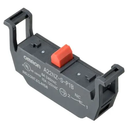 Produktfoto 1 von Omron Drucktaster-Kontaktblock für A22NZ-A-C01, A22NZ-H-01