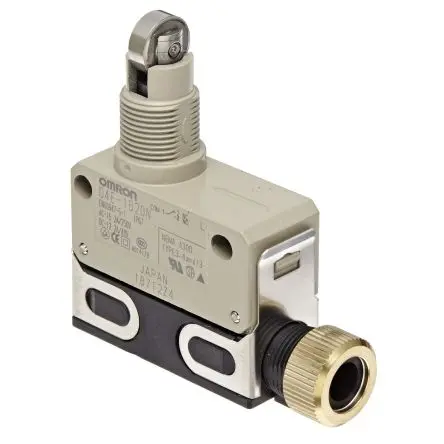 Produktfoto 1 von Omron D4E Endschalter, Rollenstößel 1 Schließer/1 Öffner, IP67, Zink 125V