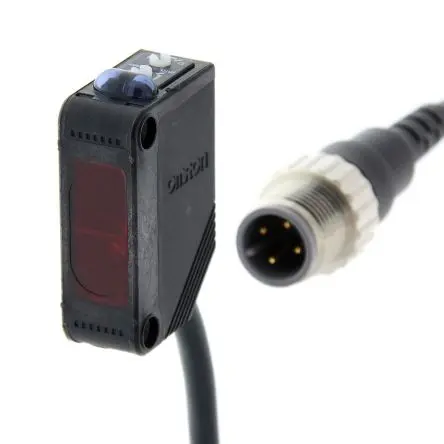 Produktfoto 1 von Omron E3Z Kompakt Optischer Sensor, Diffus, PnP Ausgang, 4-polig M12