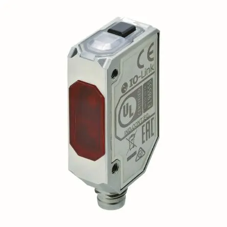 Produktfoto 1 von Omron E3AS Kubisch Optischer Sensor, Hintergrundunterdrückung, PnP Ausgang