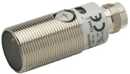 Produktfoto 1 von Omron E3FB Zylinderförmig Optischer Sensor, Diffus, PnP Ausgang, 4-polig M12