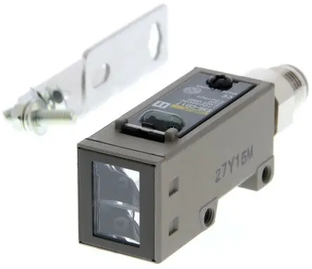 Produktfoto 1 von Omron E3S Rechteckig Optischer Sensor, Polarisierte Retro-Reflexion, NPN/PNP Ausgang, Draht