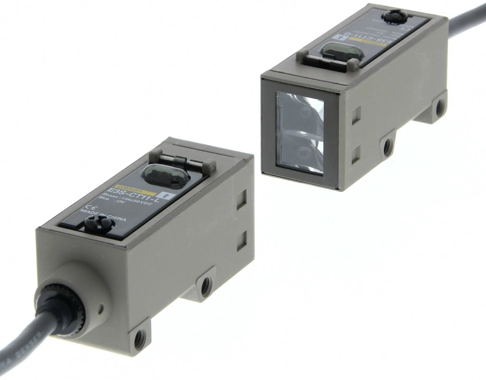 Produktfoto 1 von Omron E3S Optischer Sensor, Durchgangsstrahl, Bereich 30 m