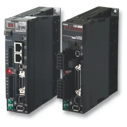 Produktfoto 1 von Omron Servoantrieb, 3-phasig, 400V, Bewegung-Steuerung / 4A 1.5 kW, L: 150mm B: 92 mm T: 172 mm