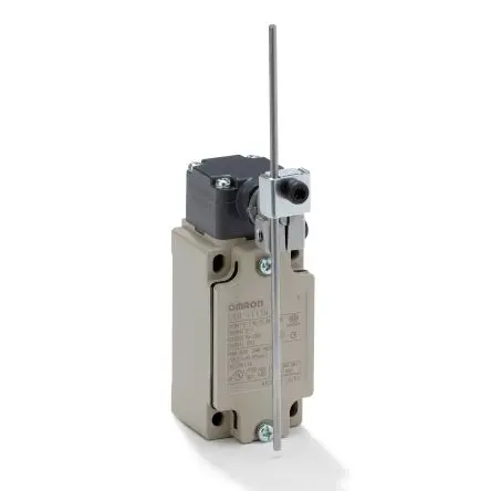 Produktfoto 1 von Omron D4B Endschalter, Verstellbarer Rollenhebel 1 Schließer/1 Öffner, IP67, Aluminium 400V 10A