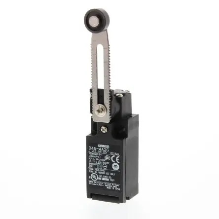 Produktfoto 1 von Omron D4n Endschalter, Verstellbarer Rollenhebel 1 Schließer/1 Öffner, IP67, Kunststoff 240V