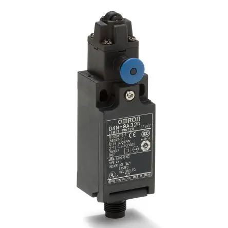 Produktfoto 1 von Omron D4n Endschalter, Rollenhebel 1 Schließer/1 Öffner, IP67, Kunststoff 240V 10A