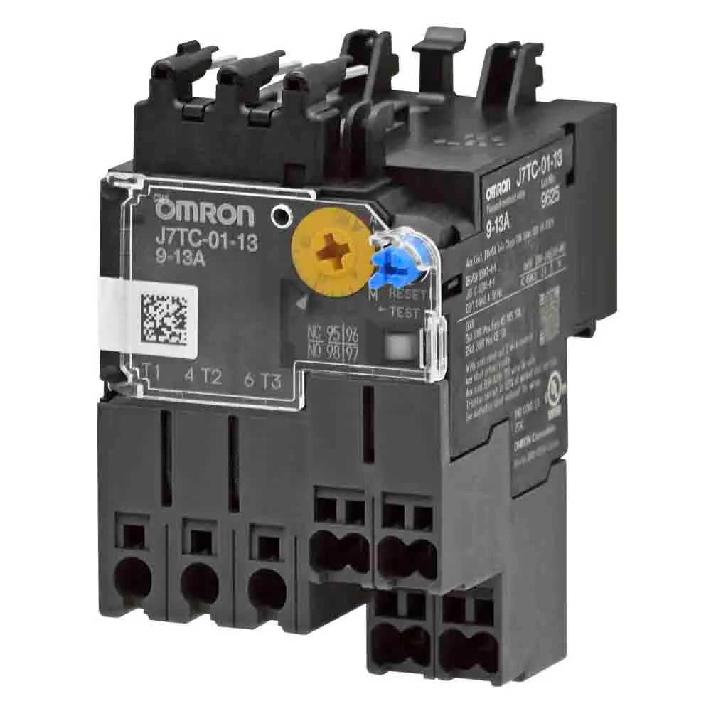 Produktfoto 1 von Omron J7TC Hilfsschütz, 240V / 2.6 A 0.4 kW 1 Schließer/1 Öffner 2-Hilfskontakte
