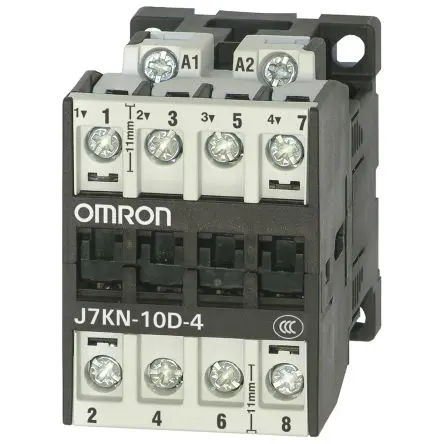 Produktfoto 1 von Omron J7KN Schütz 230V ac-Spule, 4-polig / 25 A 4 kW Schraube