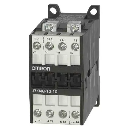 Produktfoto 1 von Omron J7KNA-AR Schütz 24V-Spule, 3-polig / 10 A 4 kW Schließer/Öffner Motorsteuerung, Widerstandsbelastung