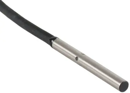 Produktfoto 1 von Omron E2, E2 Induktiver Näherungssensor, Zylinderförmig PnP / 100mA 1 mm, IP67 30 V dc