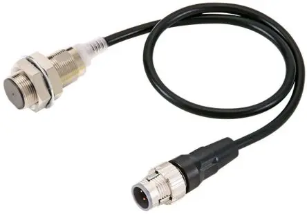 Produktfoto 1 von Omron E2E M18 Induktiver Näherungssensor, Gewinderohr PnP / 100mA 12 mm, IP67 30 V dc