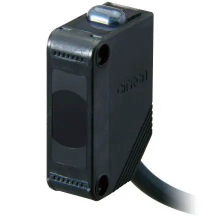 Produktfoto 1 von Omron E3Z Vierkant Optischer Sensor, Durchgangsstrahl, PnP Ausgang, Kabel