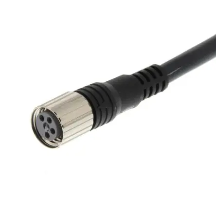 Produktfoto 1 von Omron XS3F, 4-polig Sensor-Betätigungselementkabel, Gerade Buchse / Freies Ende Nicht abgeschlossen, Länge 5 m