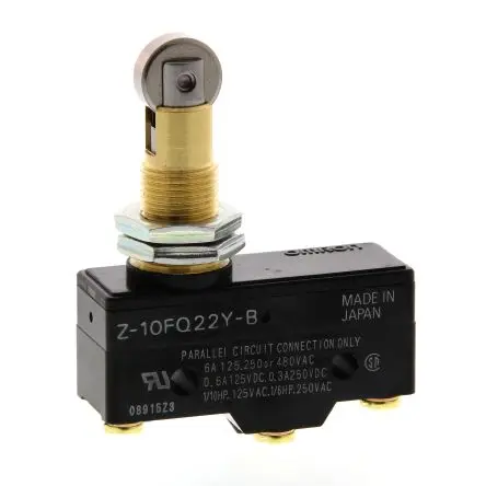 Produktfoto 1 von Omron Z Endschalter, Stößel 1-poliger Umschalter, IP00, Kunststoff 500V ac 10A