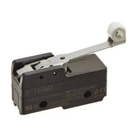 Produktfoto 1 von Omron Z Endschalter, Rollenhebel 1-poliger Umschalter, IP00, Kunststoff 500V ac 15A
