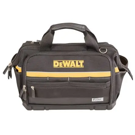 Produktfoto 1 von DeWALT Gewebe Werkzeugtasche mit Reißverschluss, 450mm x 250 mm x 300 mm Schultergurt
