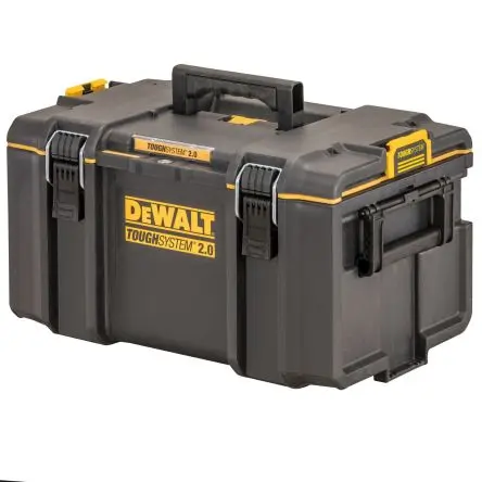 Produktfoto 1 von DeWALT Kunststoff Werkzeugbox Schwarz, L. 371 mm B. 554mm H. 308 mm, Register