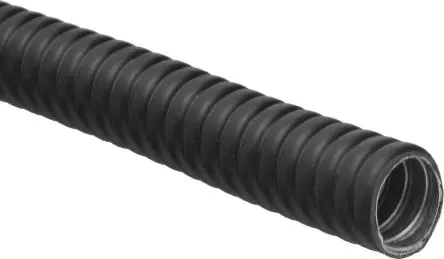 Produktfoto 1 von RS PRO KMPS Kabelrohr Polyvinylchlorid Galvanisierter Stahl, Ø 32 mm nom., Schwarz x 30 m IP54