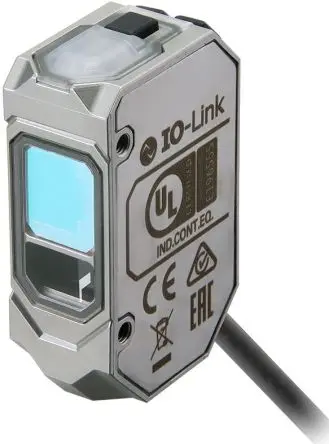 Produktfoto 1 von Omron E3AS Kubisch Optischer Sensor, Hintergrundunterdrückung, NPN Ausgang, Kabel