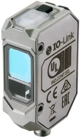 Produktfoto 1 von Omron E3AS Kubisch Optischer Sensor, Hintergrundunterdrückung, NPN Ausgang, 8-poliger M4-Steckverbinder