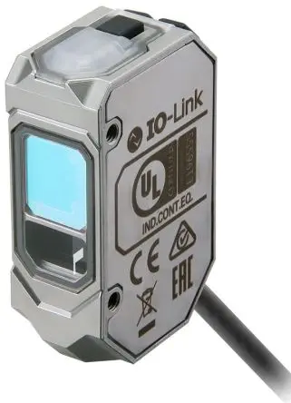 Produktfoto 1 von Omron E3AS Kubisch Optischer Sensor, Diffus mit Hintergrundunterdrückung, NPN Ausgang, Draht