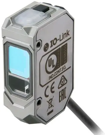 Produktfoto 1 von Omron E3AS Kubisch Optischer Sensor, Hintergrundunterdrückung, NPN Ausgang, Kabel
