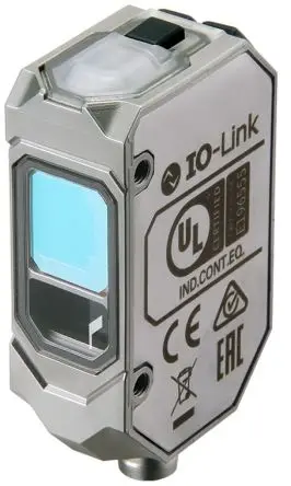 Produktfoto 1 von Omron E3AS Kubisch Optischer Sensor, Hintergrundunterdrückung, NPN Ausgang, 8-poliger M4-Steckverbinder