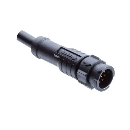 Produktfoto 1 von Amphenol Industrial AU, 6-polig Sensor-Betätigungselementkabel, X-Schloss, Größe A Stecker / Freies Ende Nicht