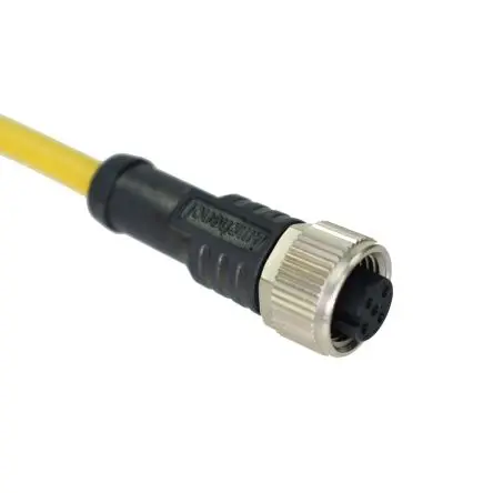 Produktfoto 1 von Amphenol Industrial M12A, 17-polig Sensor-Betätigungselementkabel, M12 Buchse / Nicht abgeschlossen, Länge 1 m