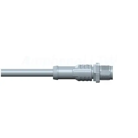 Produktfoto 1 von Amphenol Industrial M12A, 17-polig Sensor-Betätigungselementkabel, M12 Stecker / Nicht abgeschlossen, Länge 1 m