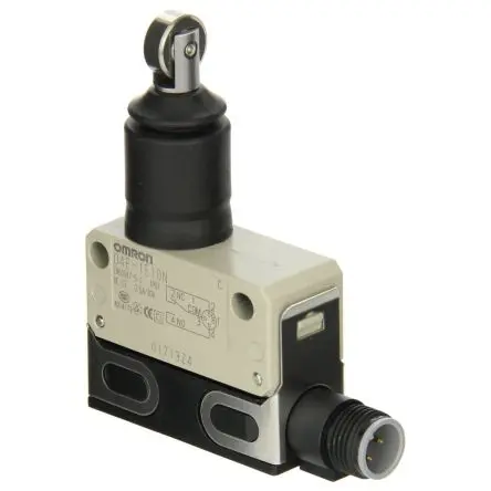 Produktfoto 1 von Omron D4E Endschalter, Rollenstößel 1 Schließer/1 Öffner, IP67, Metall 125V