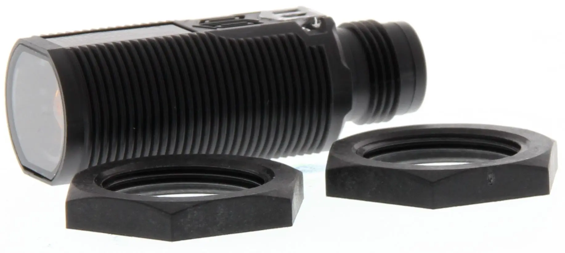 Omron E3FA zylindrisch Optischer Sensor, Durchgangsstrahl, Bereich 20 m, PNP Ausgang, M12-Steckverbinder
