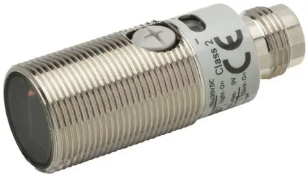 Produktfoto 1 von Omron E3FB Zylinderförmig Optischer Sensor, Reflektierend, PnP Ausgang