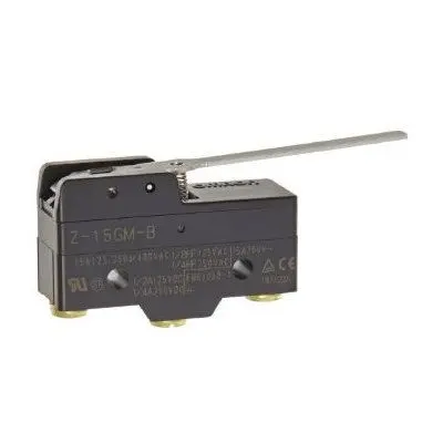 Produktfoto 1 von Omron Z Endschalter, Scharnierhebel 1-poliger Umschalter, IP00, Kunststoff 500V ac 15A