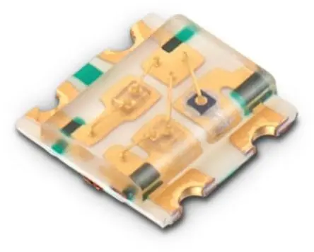 Produktfoto 1 von Wurth Elektronik WL-SFCW Oberfläche LED Blau, Rot, Grün 2 V, Cluster 3-LEDs, 120 °, 4-Pin 1206