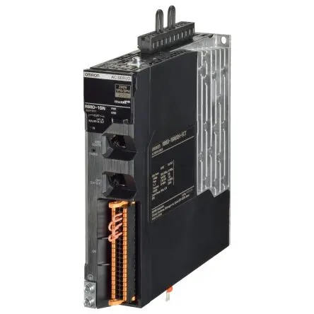 Produktfoto 1 von Omron Servoantrieb, 1-phasig, 230V ac / 0.8A 0.1 kW, L: 180 mm B: 40 mm T: 185 mm