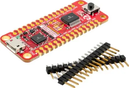 Produktfoto 1 von Microchip PIC18F16Q40 Curiosity Nano Evaluierungskit MCU, Entwicklungsboard Entwicklungstool Microcontroller PIC18