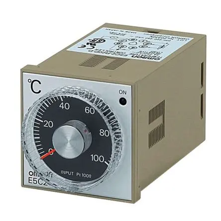 Produktfoto 1 von Omron E5C2 PID Temperaturregler DIN-Hutschiene, Panel 4, 4 x Relais Ausgang/ Pt100 Eingang 240V ac Ein-Aus