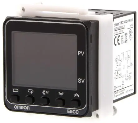 Produktfoto 1 von Omron E5CC PID Temperaturregler DIN-Hutschiene 2, 3 x Relais Ausgang/ Universitäten Eingang 26.4V 2-PID-Regler, PID,