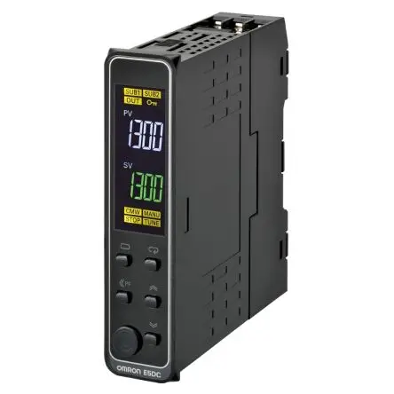 Produktfoto 1 von Omron E5DC PID Temperaturregler DIN-Hutschiene 1, 2 x Halbleiterausgang Ausgang 26.4V ac/dc PID-Controller
