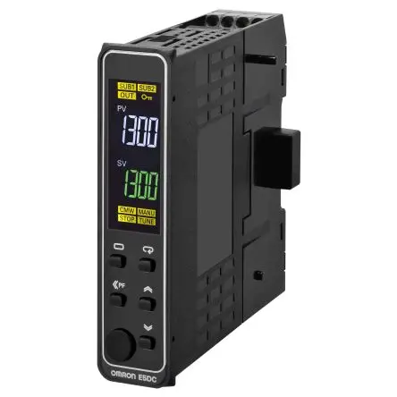 Produktfoto 1 von Omron E5DC PID Temperaturregler DIN-Hutschiene 1 Halbleiterausgang Ausgang 24V ac/dc PID-Controller
